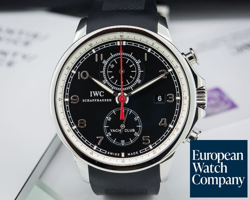 Image of IWC IWC Portuguese Yacht Club Flyback Black Dial 
