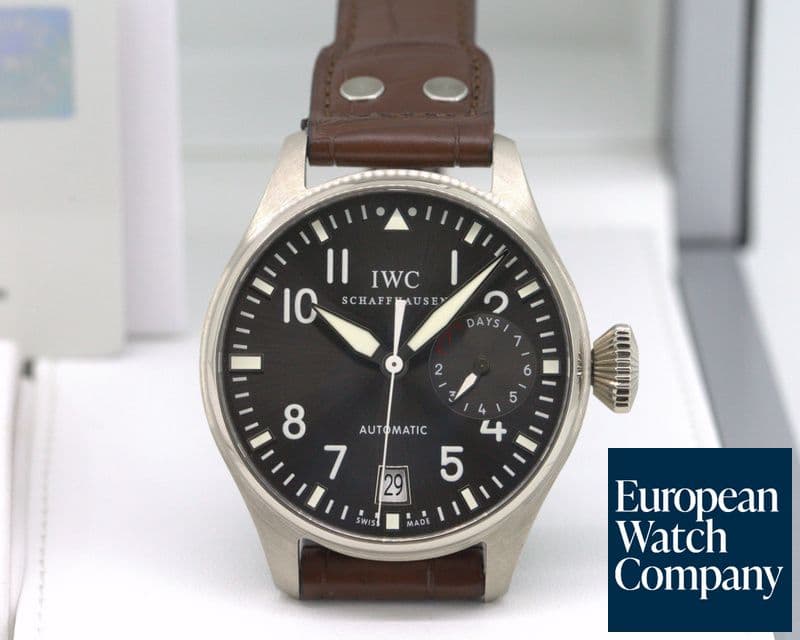 Image of IWC Big Pilot Grey Dial 18K White Gold 
