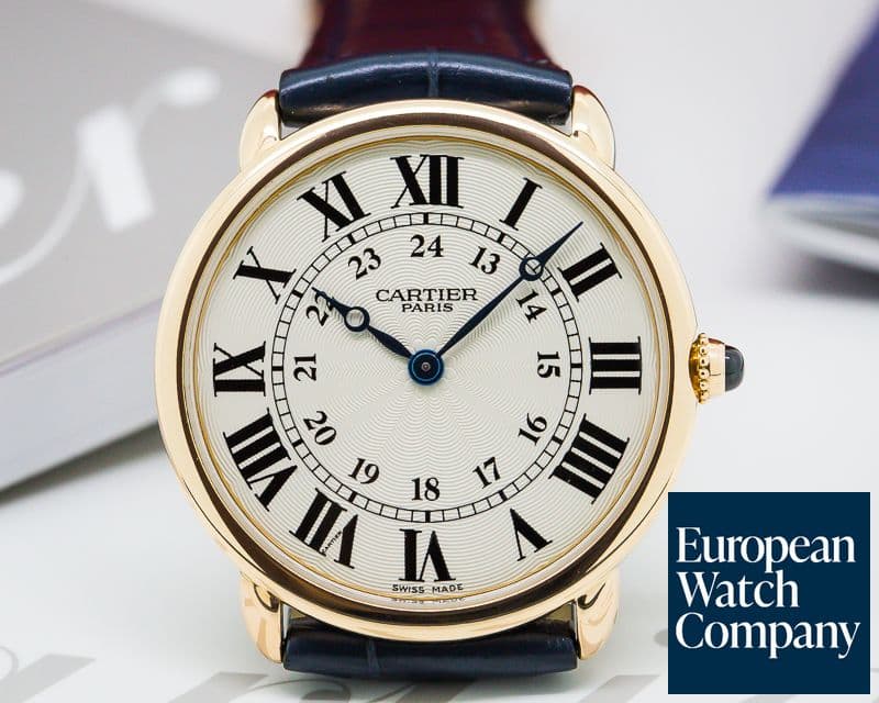 Image of Cartier Ronde Louis "Privee Collection" Manual Wind 18K Rose Gold 