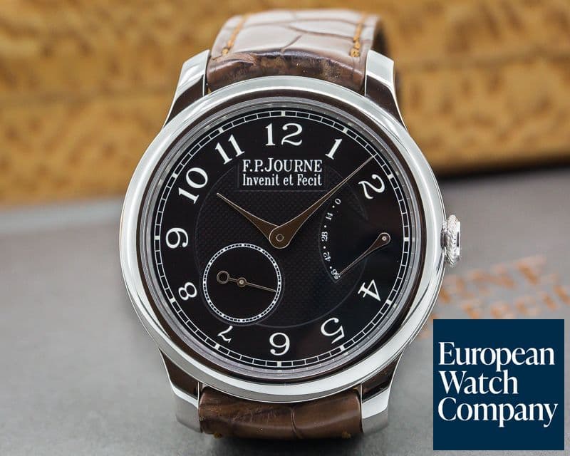 Image of F. P. Journe Chronometre Souverain Black Label Platinum 