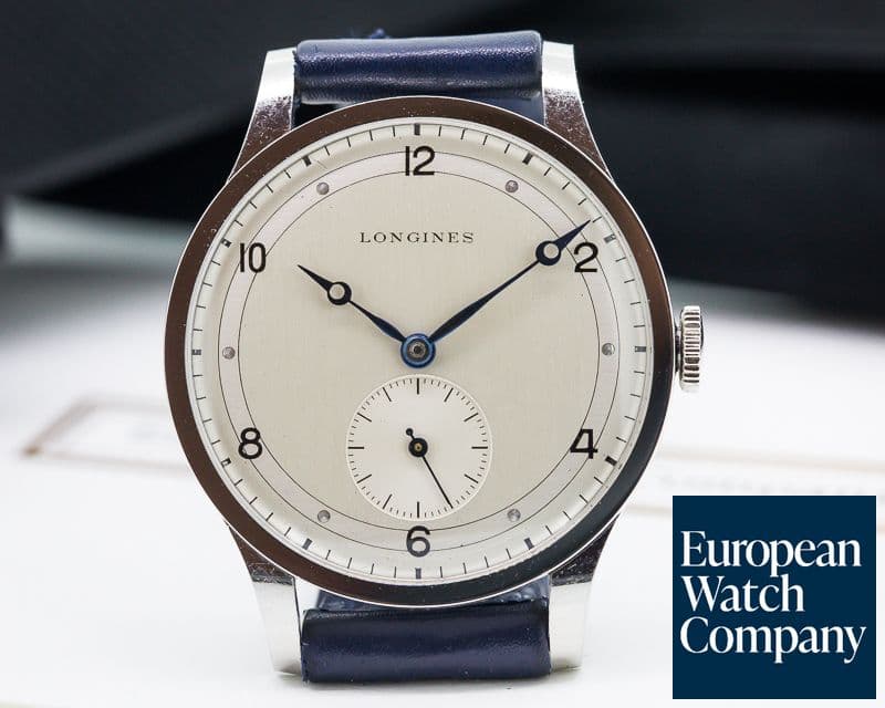 Image of Longines Vintage Calatrava Sector Dial Circa 1942 SS