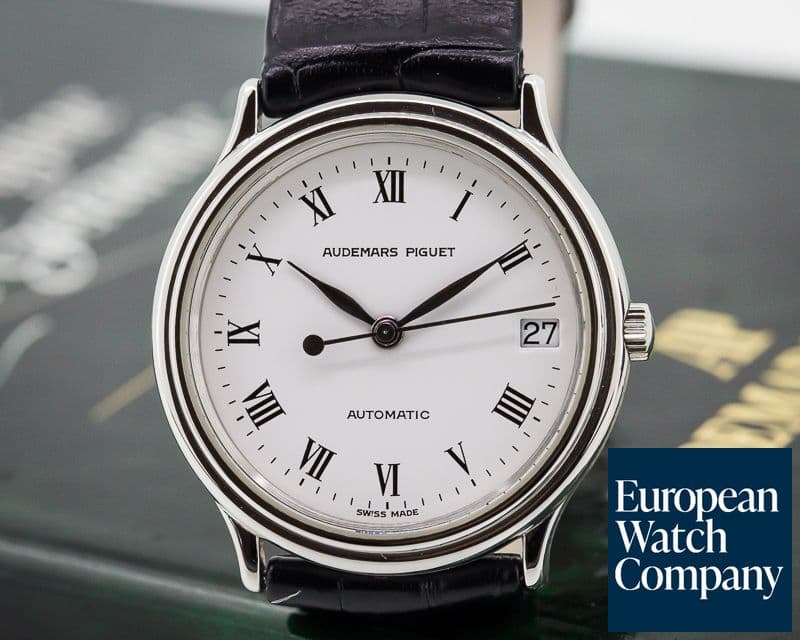 Image of Audemars Piguet Classic Automatic White Roman Dial Platinum 