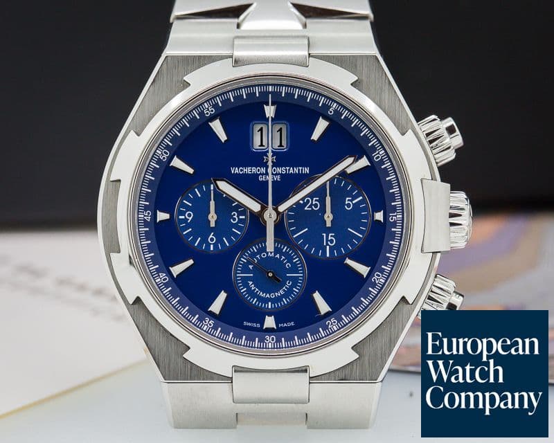 Image of Vacheron Constantin Overseas Chronograph Blue Dial SS / SS  