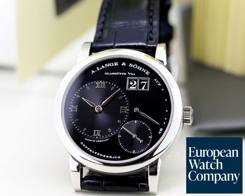Image of A. Lange & Söhne Lange 1 Platinum Black Dial "DARTH"