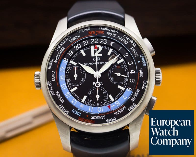 Image of Girard Perregaux World Time WW.TC Finacial
Black Dial SS