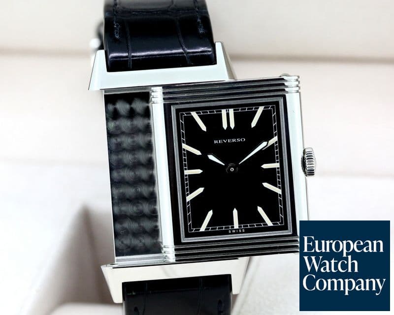 Image of Jaeger-LeCoultre Grande Reverso "Tribute to 1931" Ultra Thin SS Black Dial