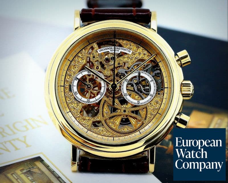 Image of Vacheron Constantin Skeleton Chronograph Yellow Gold