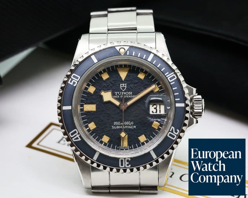 Image of Tudor Vintage Snowflake Submariner Blue Dial / Blue Bezel