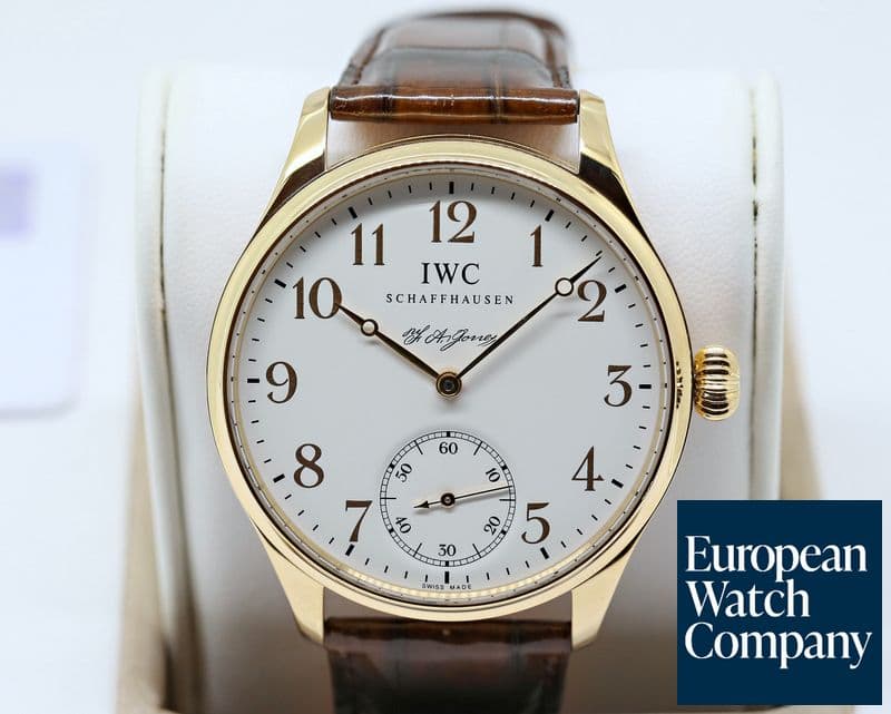 Image of IWC Portuguese FA Jones Limited Edition 18K Rose Gold