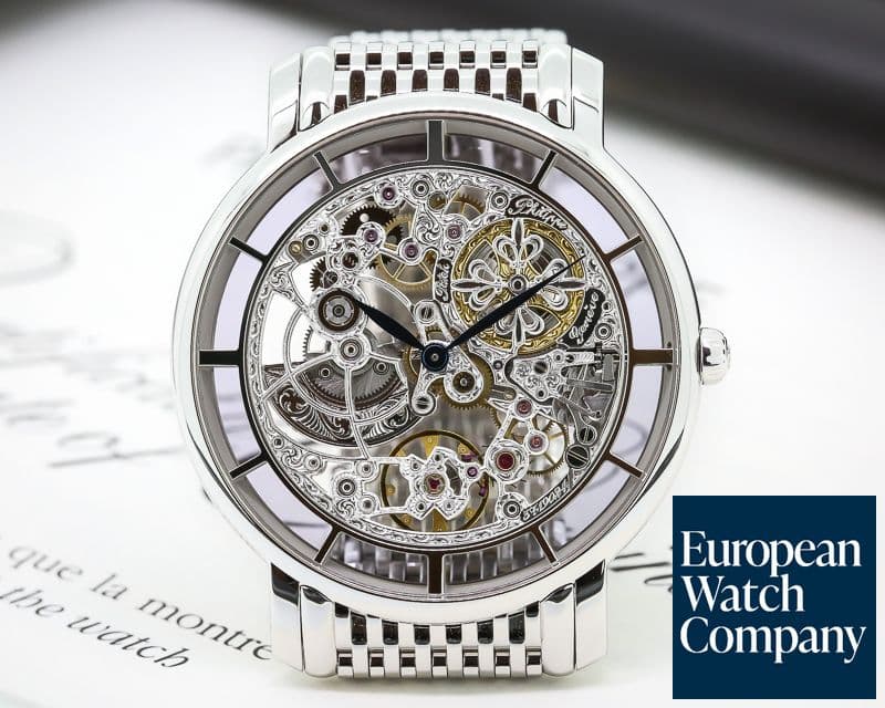 Image of Patek Philippe Ultra Thin Skeleton 18K White Gold / Bracelet 