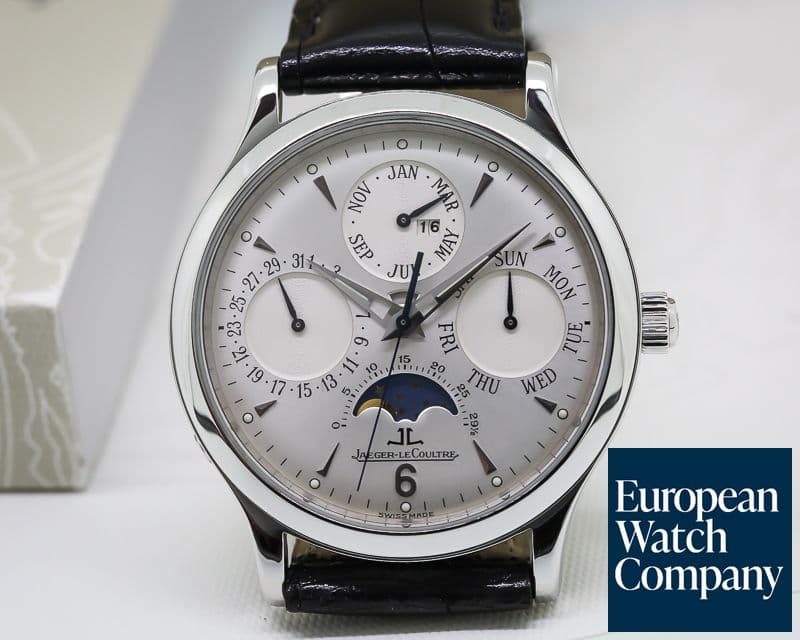 Image of Jaeger LeCoultre Master Perpetual SS Silver Dial 