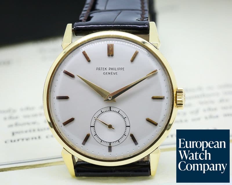 Image of Patek Philippe Calatrava 18K Yellow Gold Manual Wind Circa 1964 35MM