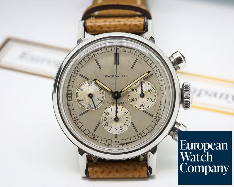 Image of Movado Vintage M95 Chronograph Borgel Case SS 