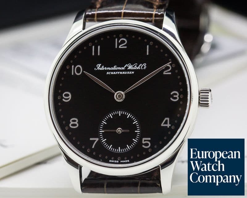 Image of IWC Portuguese SS RARE Black Dial 35MM