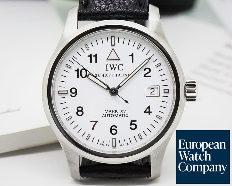 Image of IWC Mark XV White Dial SS RARE 