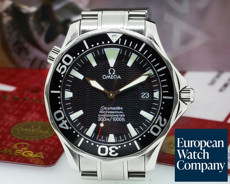 Image of Omega Seamaster SS Black Dial