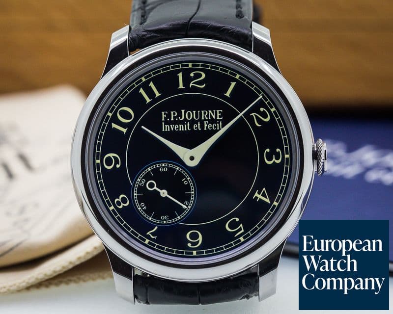 Image of F. P. Journe Chronometre Bleu Tantalum Blue Dial 