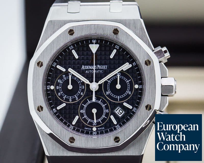 Image of Audemars Piguet Royal Oak Chronograph Black Dial SS / SS 