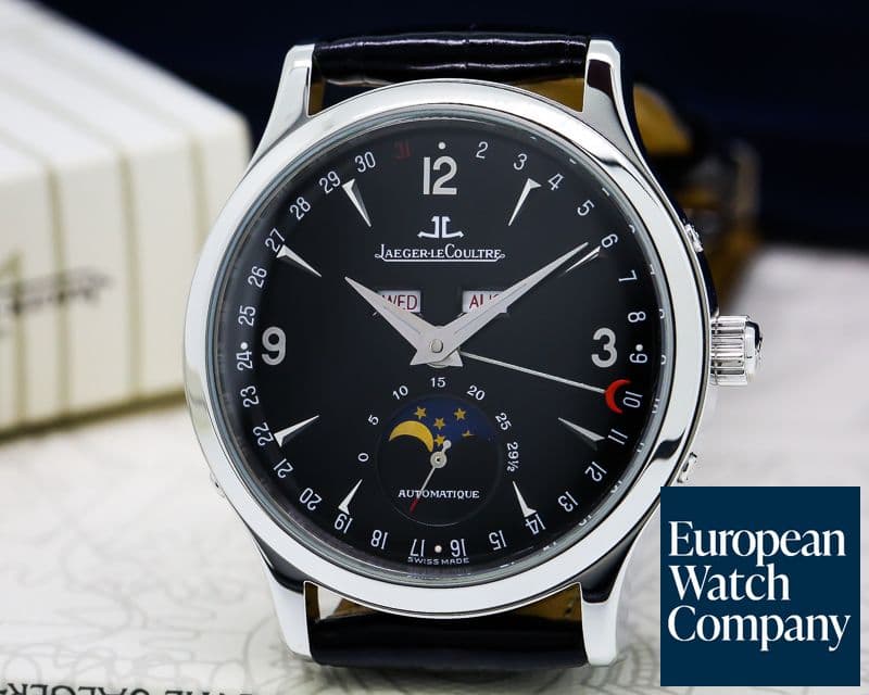 Image of Jaeger LeCoultre Master Moon Steel/Strap