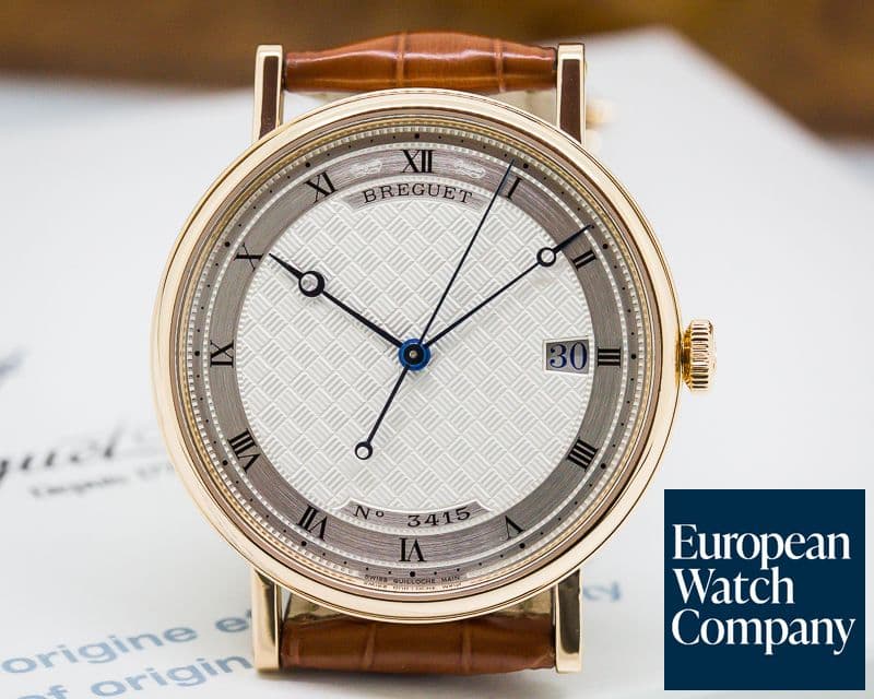 Image of Breguet Classique Guilloche Dial 18K Rose Gold