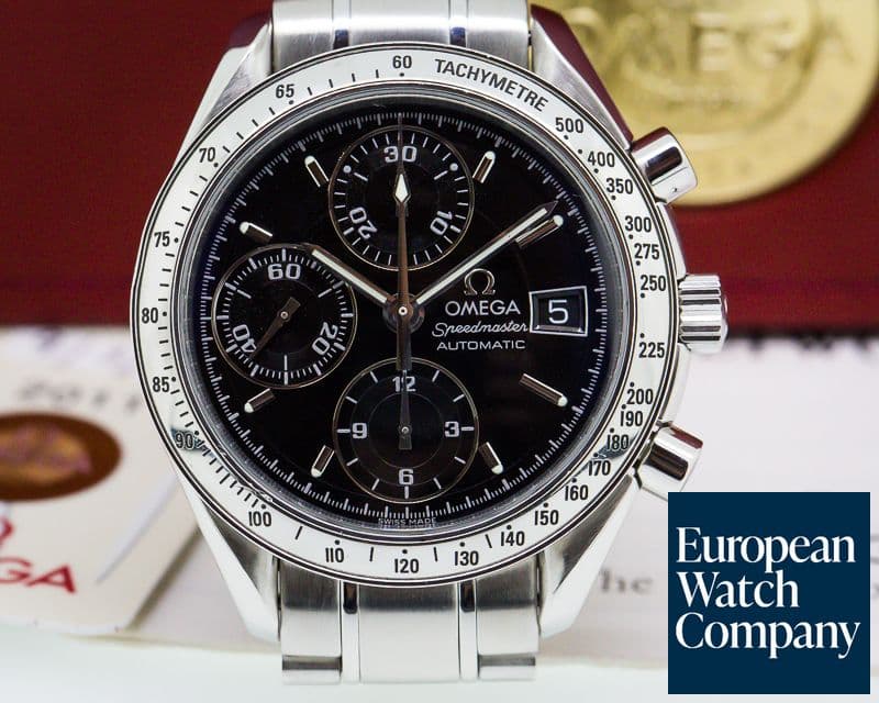 Image of Omega Speedmaster Chronograph Black Dial SS