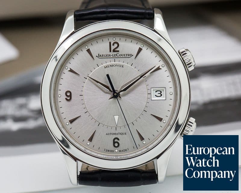 Image of Jaeger LeCoultre Master Memovox SS Silver Dial 
