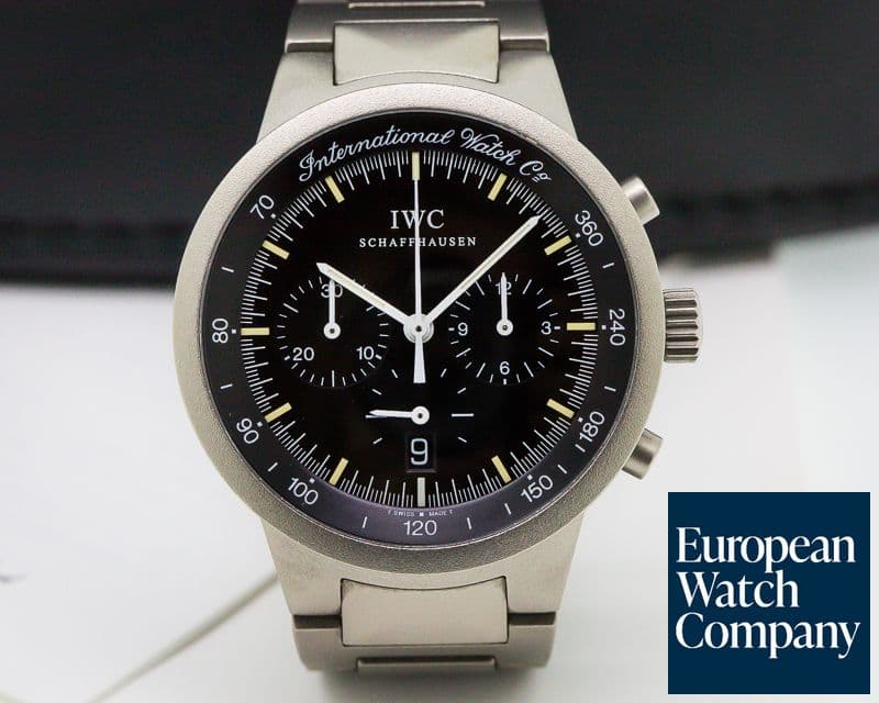 Image of IWC GST Chronograph Quartz Black Dial Titanium