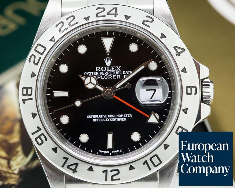 Image of Rolex Explorer II SS Black Dial 