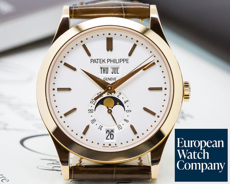 Image of Patek Philippe Annual Calendar Silver Dial 18K Rose Gold 