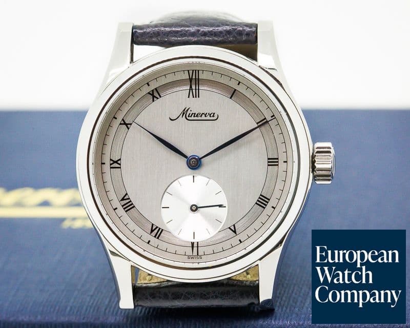 Image of Minerva Pythagore Classic SS Silver Dial