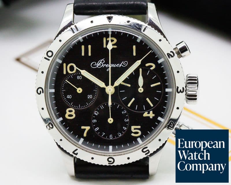 Image of Breguet Vintage Civilian Type XX Pilot Flyback Triple Register Chronograph