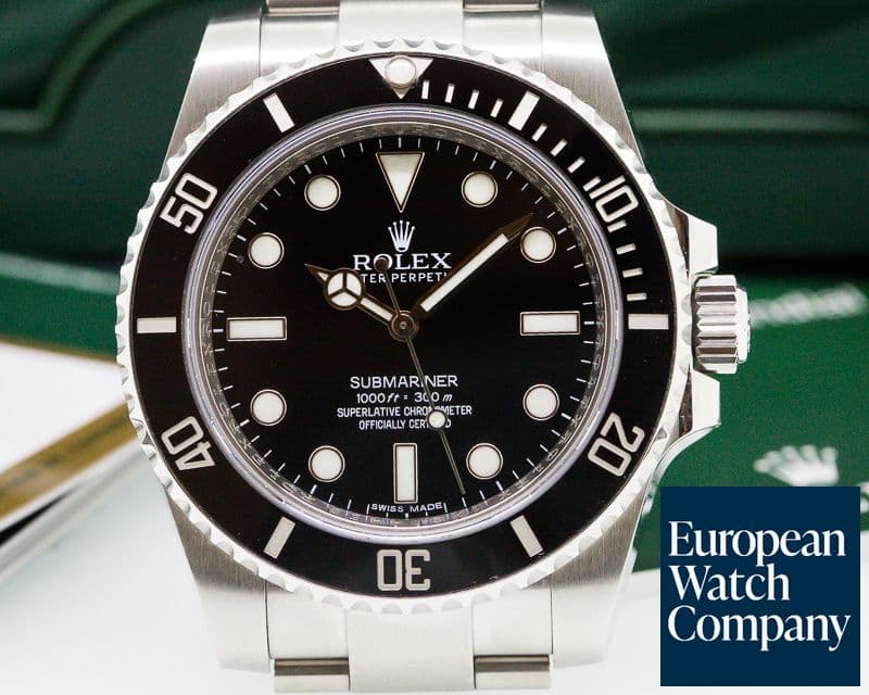 Image of Rolex Submariner No Date Ceramic Bezel SS