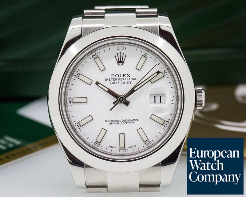 Image of Rolex Datejust II SS White Dial 