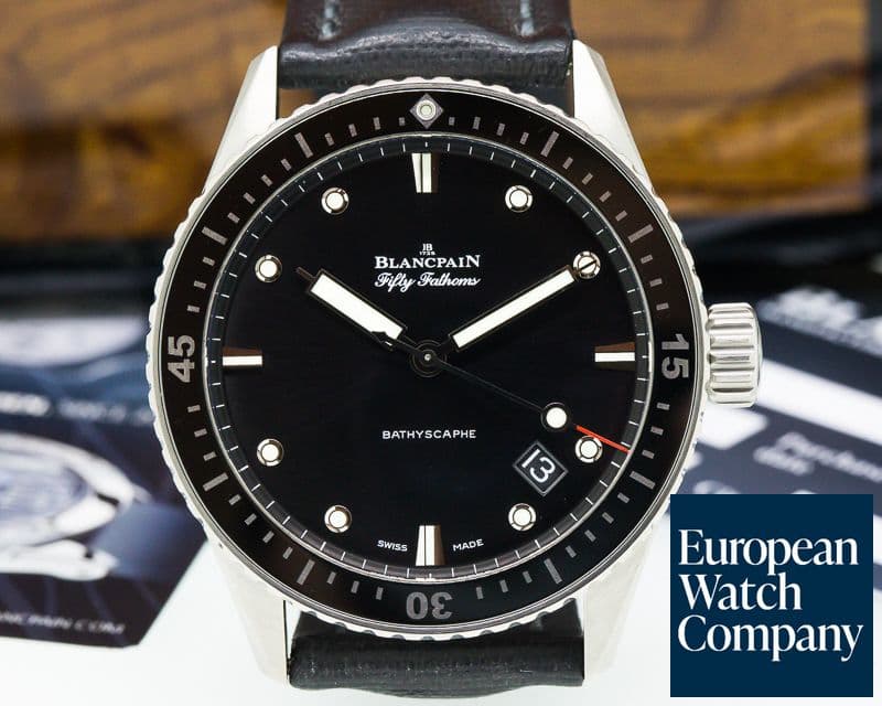 Image of Blancpain Fifty Fathoms Bathyscaphe Automatic Titanium