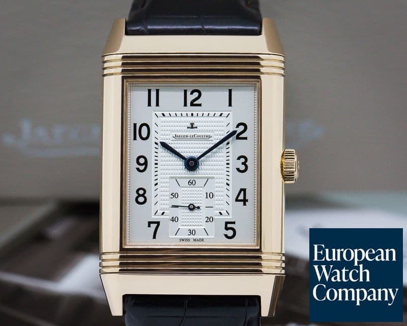 Image of Jaeger LeCoultre Grande Reverso 976 Classique Silver Dial 18K Rose Gold 