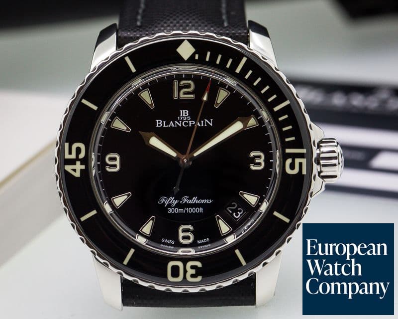 Image of Blancpain Fifty Fathoms Automatic SS / Canvas