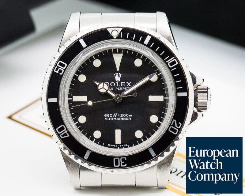 Image of Rolex Vintage "Non-Serif" Matte Dial Submariner SS / SS