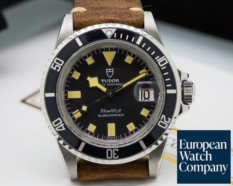 Image of Tudor Submariner Black Matte Dial "Snowflake" SS