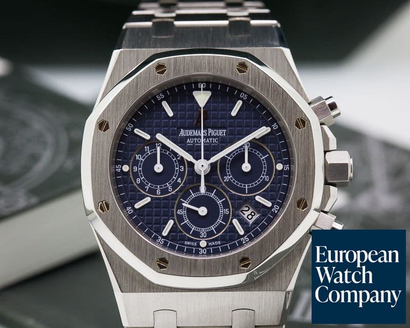 Image of Audemars Piguet Royal Oak Chronograph Blue Dial SS / SS 