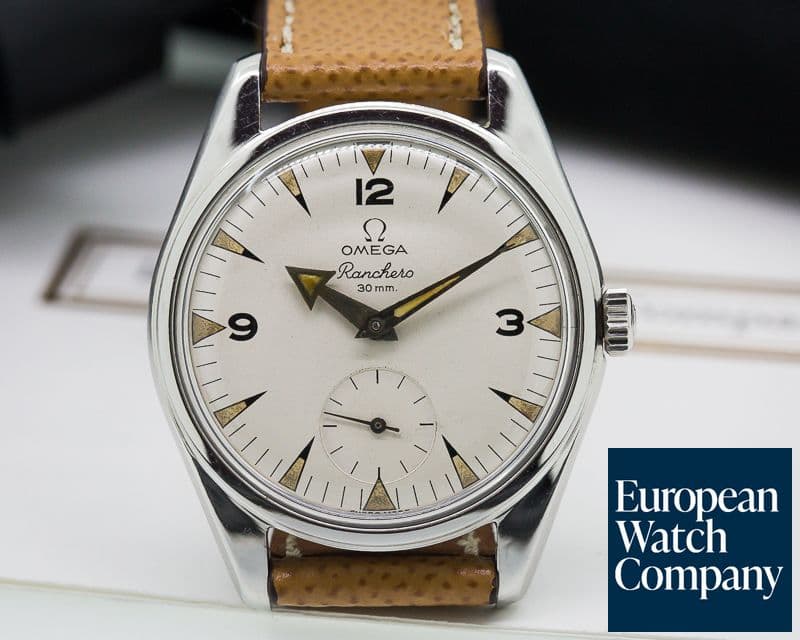 Image of Omega Vintage Ranchero RARE WHITE DIAL SS