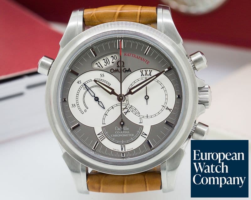 Image of Omega De Ville Co-Axial Rattrapante Grey Dial SS 