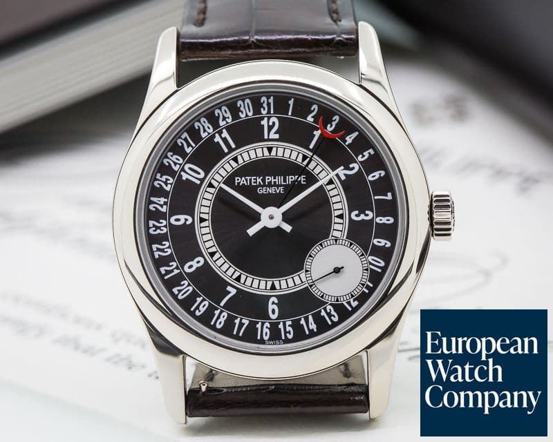 Image of Patek Philippe Calatrava Grey Dial 18K White Gold / Deployant