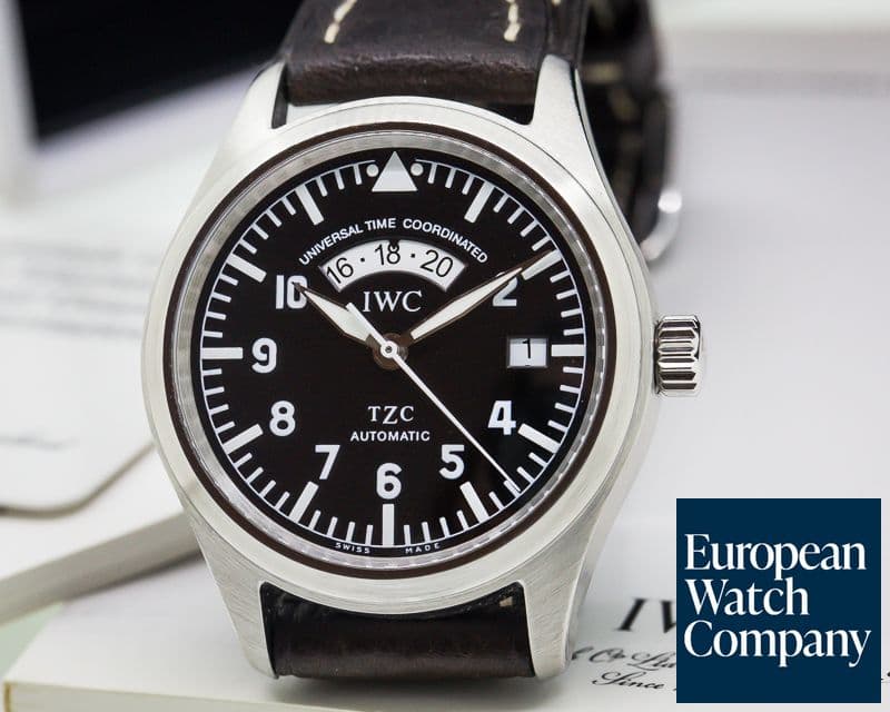 Image of IWC UTC Black Dial SS