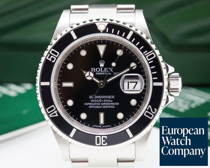 Image of Rolex Submariner SS Black Dial 