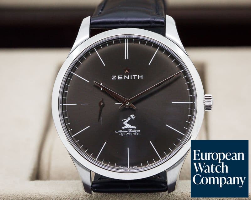 Image of Zenith Elite Ultra Thin Grey Dial SS / Strap