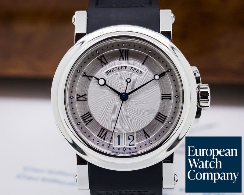 Image of Breguet Marine Big Date SS / Rubber