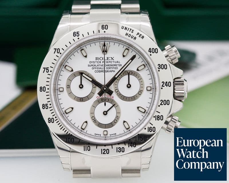 Image of Rolex Daytona White Dial SS / SS 