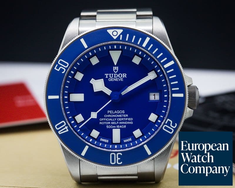 Image of Tudor Pelagos Blue Dial In-House Caliber Titanium 