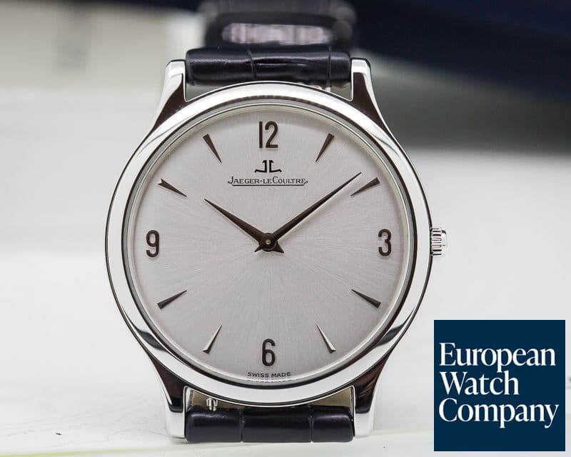 Image of Jaeger LeCoultre Ultra Thin SS Silver Dial / Deployant