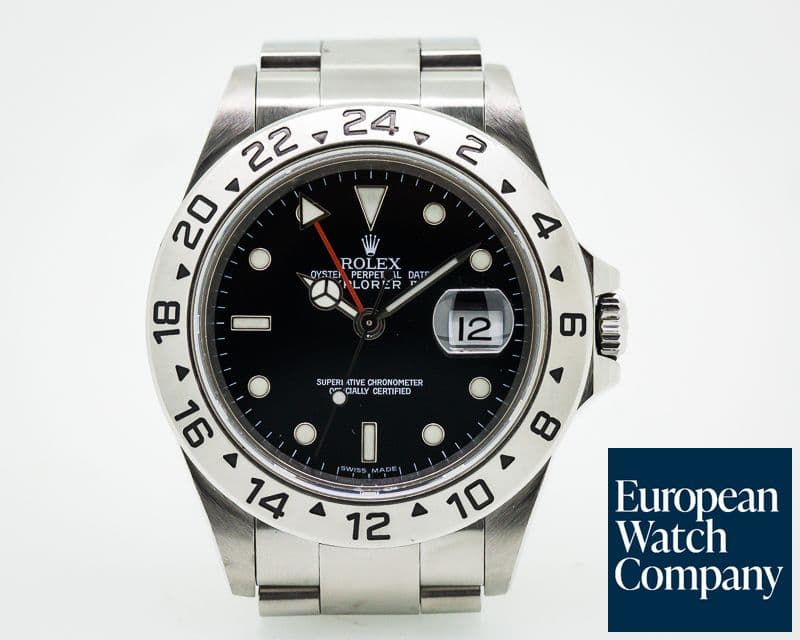 Image of Rolex Explorer II SS Black Dial 